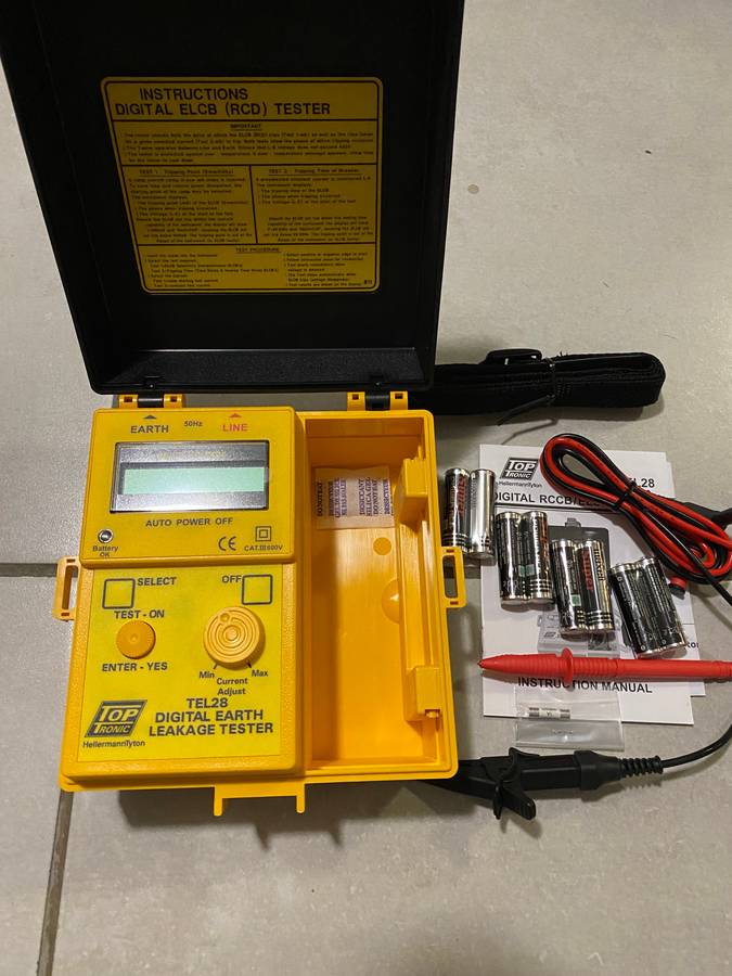 Toptronic Tel 28 ELCB Tester