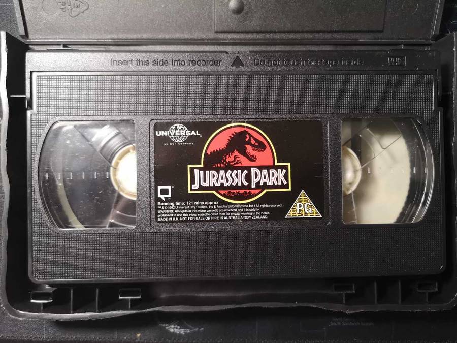 Rare Jurassic Park VHS Video Tape