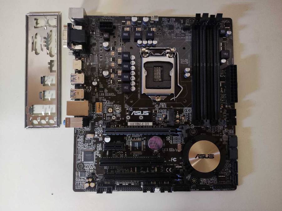Asus H170M-ED3 Motherboard**Supports 6th gen and 7th gen CPU's**LGA1151**4 ram slots