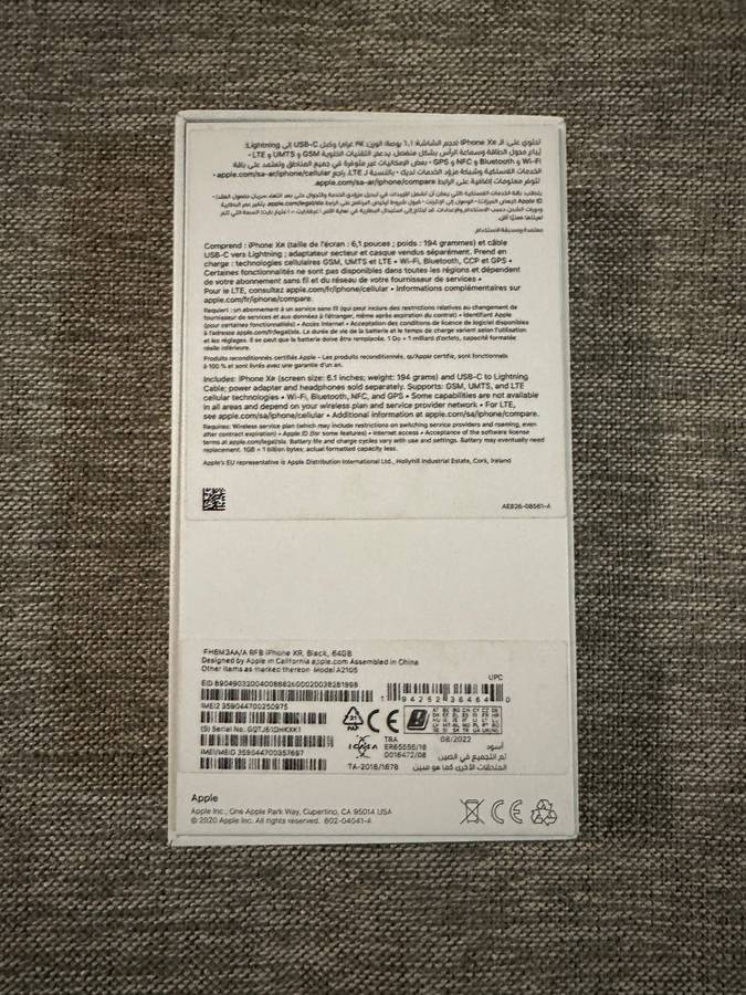 i PHONE XR 64GB MINT CONDITION AS NEW 96% BATT HEALTH