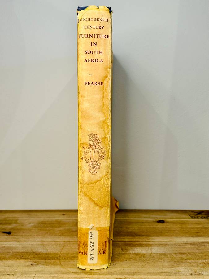 Eighteenth Century Furniture in South Africa  G. E. Pearse 1960