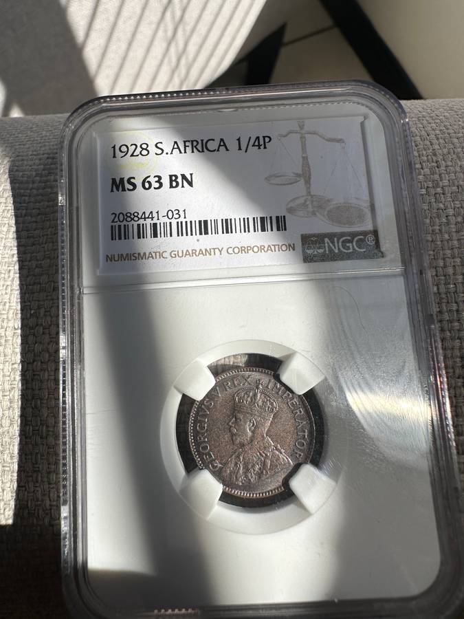 1928 farthing MS63BN