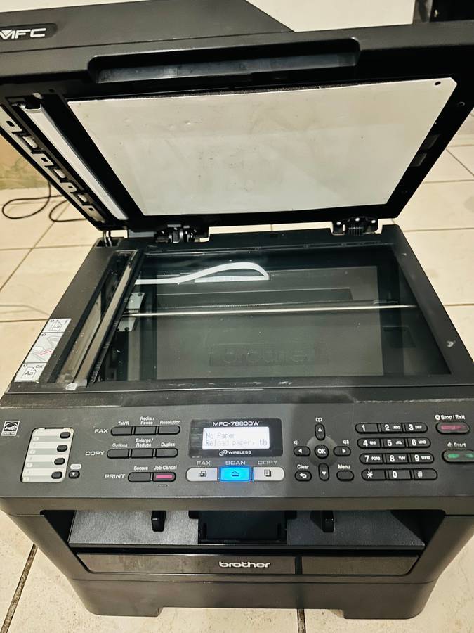 MFC-7860DW Mono Laser All-in-One + Duplex, Fax, Network, Wireless - PLEASE READ