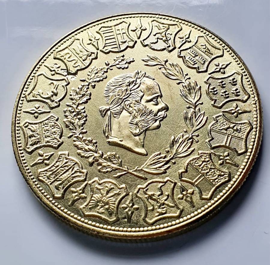 4 Ducats 1873 - Franz Josef I. 1848-1916 - MUST BE A REPLICA EDITION