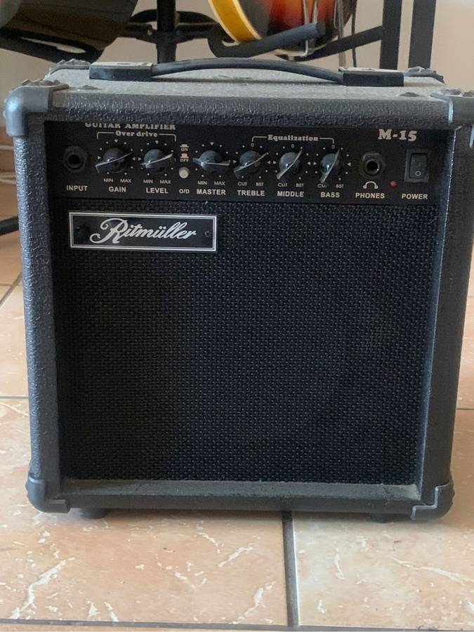 Electric Guitar with Amp