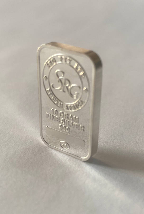 Stunning 10g Fine Silver Minted Bar .999