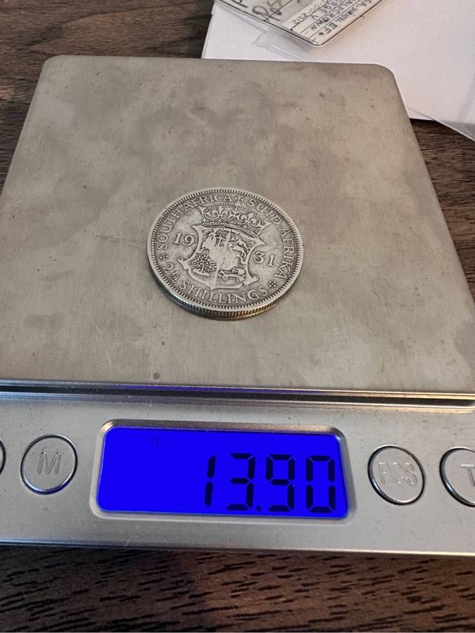 RARE 1931 2.5 Shilling *Rare Coin* only 760 mintage