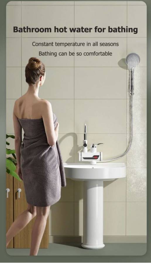 Instantaneous Hot Water Shower with Faucet ***UNBOXED DEAL***