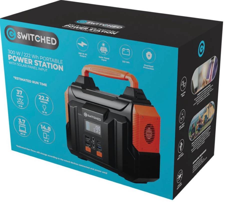 Switched - 300W Portable Station - (222Wh)
