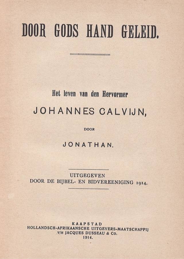 DOOR GODS HAND GELUID - 1914 (Antiquarian)