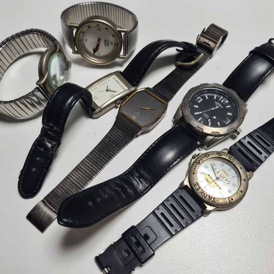 Pulsar quartz, Monaco quartz and others. Men and women Watches X 6 lot