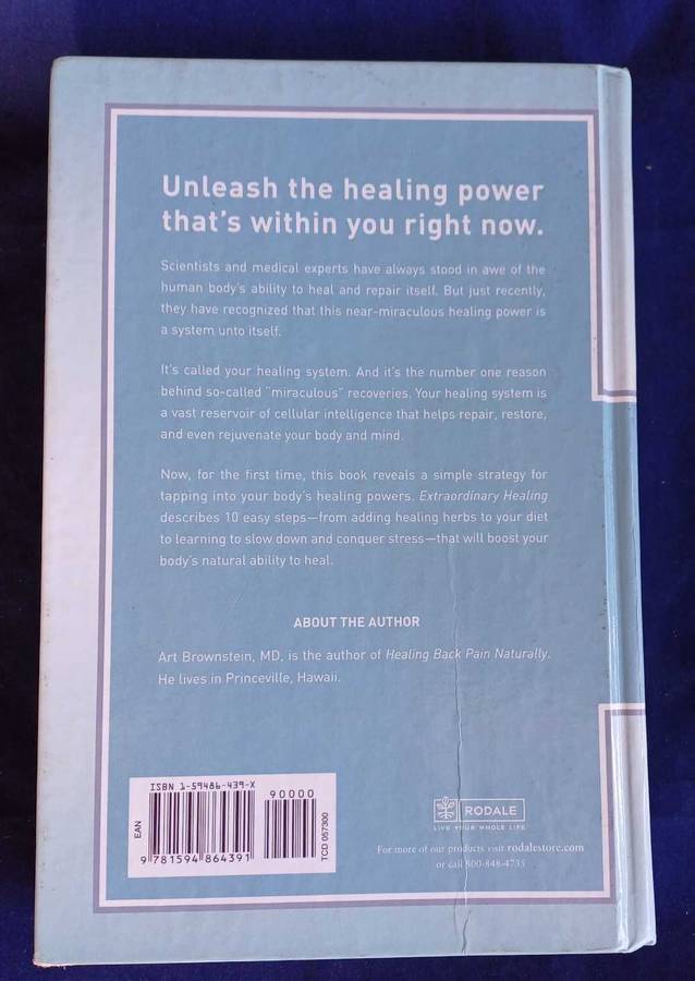 Extraordinary healing by Art Brownstein