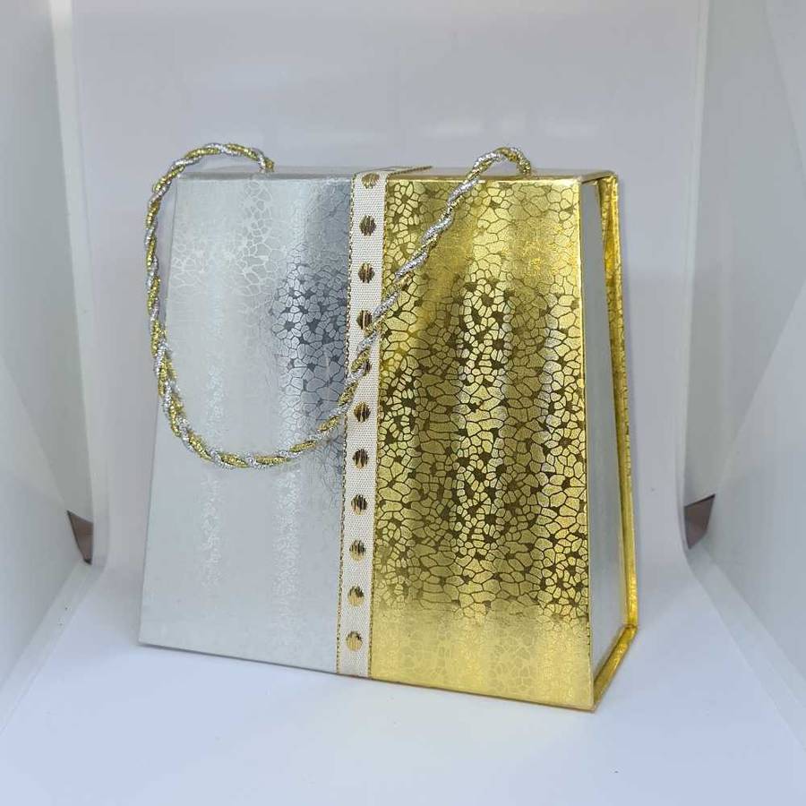 Beautiful gold gift box