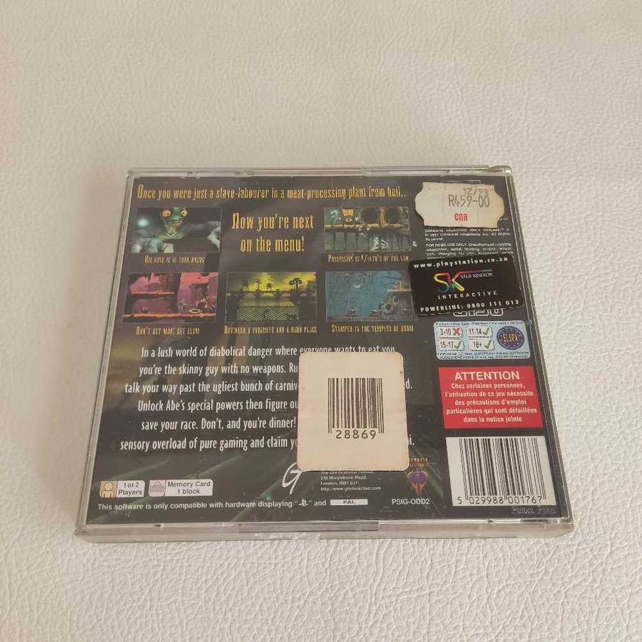 Oddworld Abes Odyssee - Ps One PAL