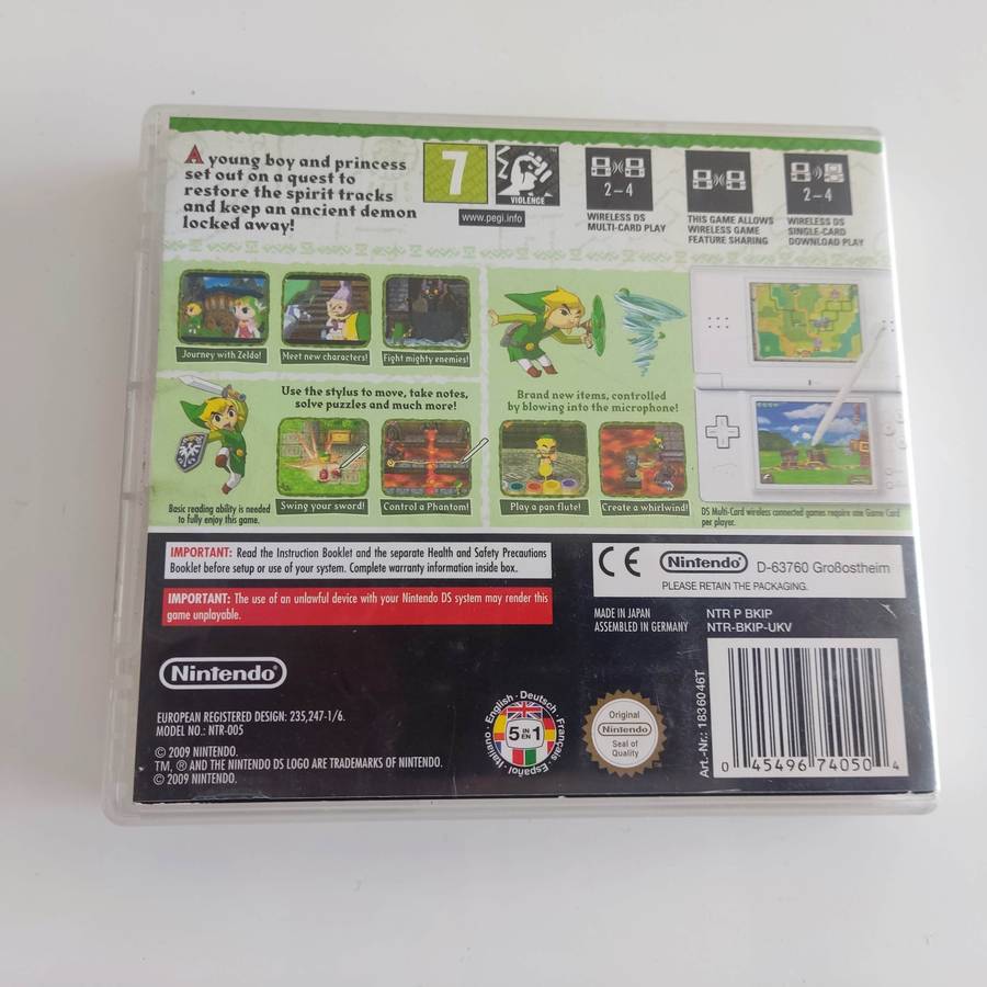 The Legend of Zelda Spirt Tracks Nintendo Ds