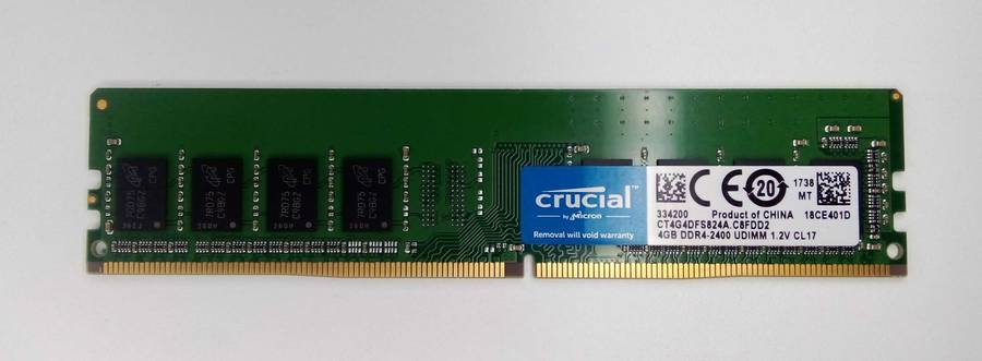 Crucial 4 GB DDR4-2400 RAM