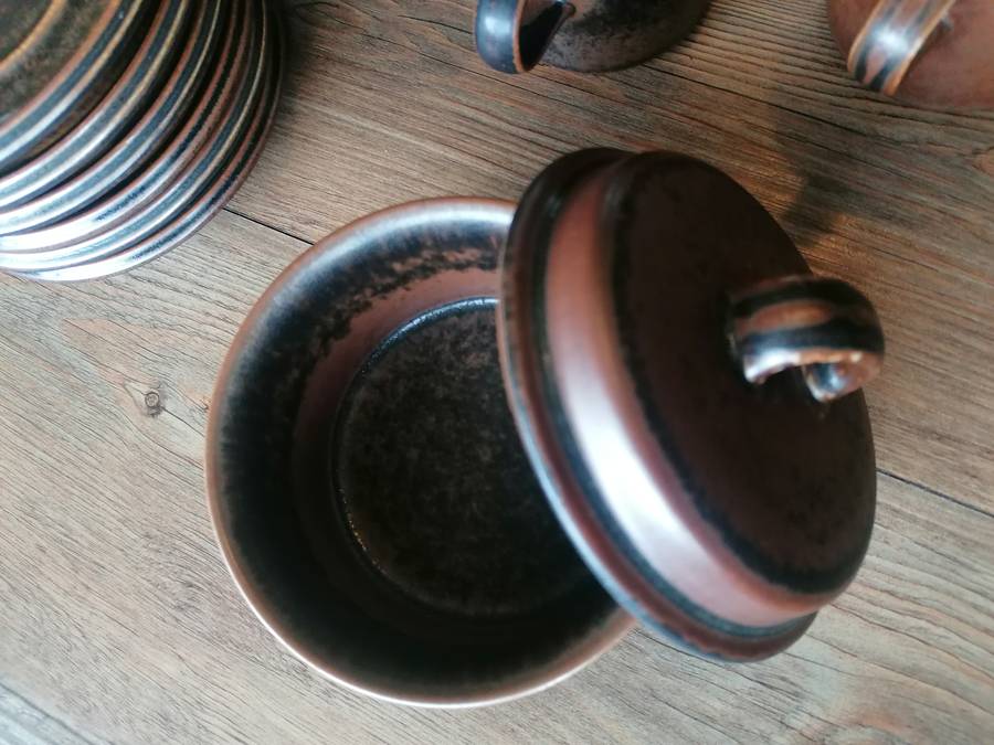 Ruska Arabia of Finland Stonware Coffee Set