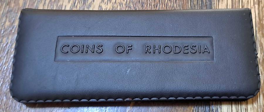 Coins of Rhodesia Set in Special Coin Case (25c, 20c, 10c, 5c, 2.5c, 1c, 1/2c)
