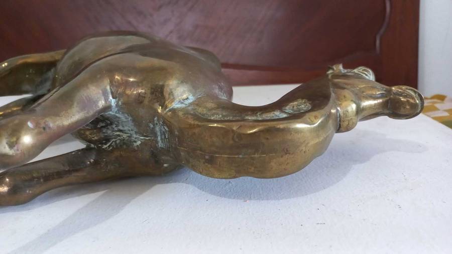 Vintage Large brass Camel animal ornament home decor