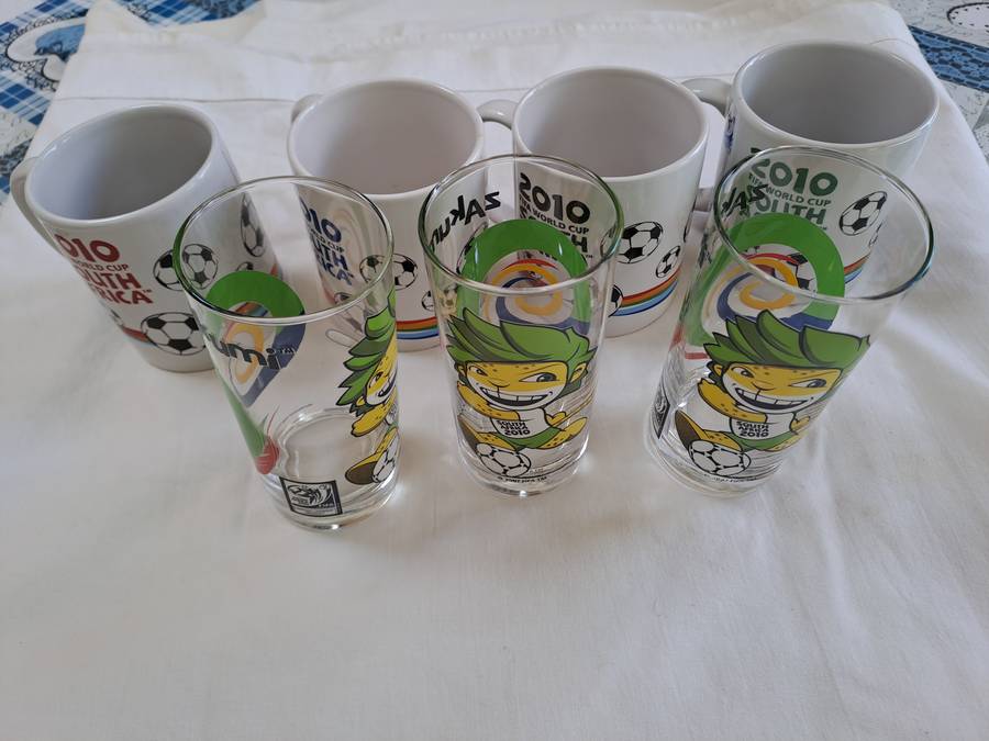 2010 Fifa WorldCup mugs and glasses