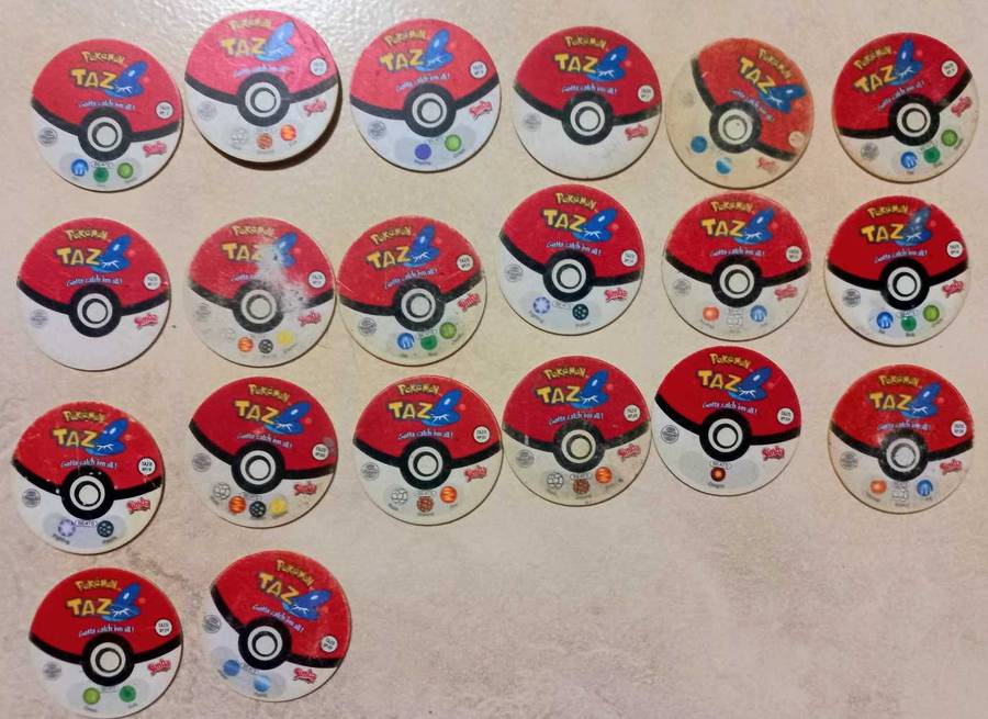 Pokemon Tazos First series rare (Price PER Tazo)
