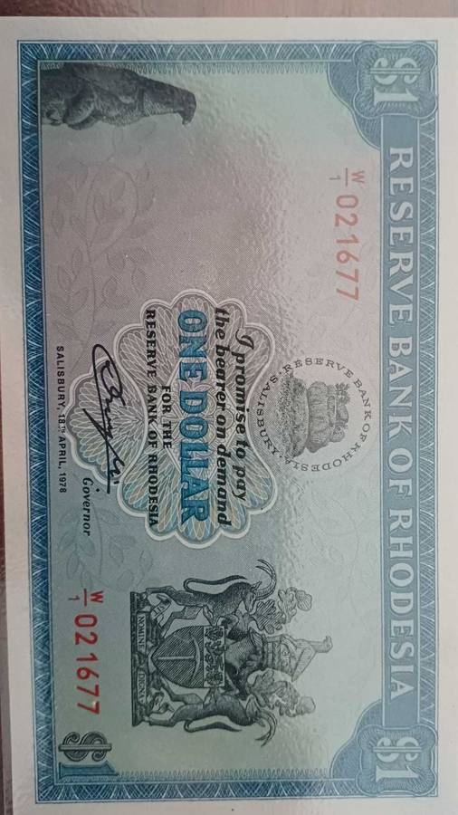 1978 UNC 63 REPLACEMENT ONE Dollar note