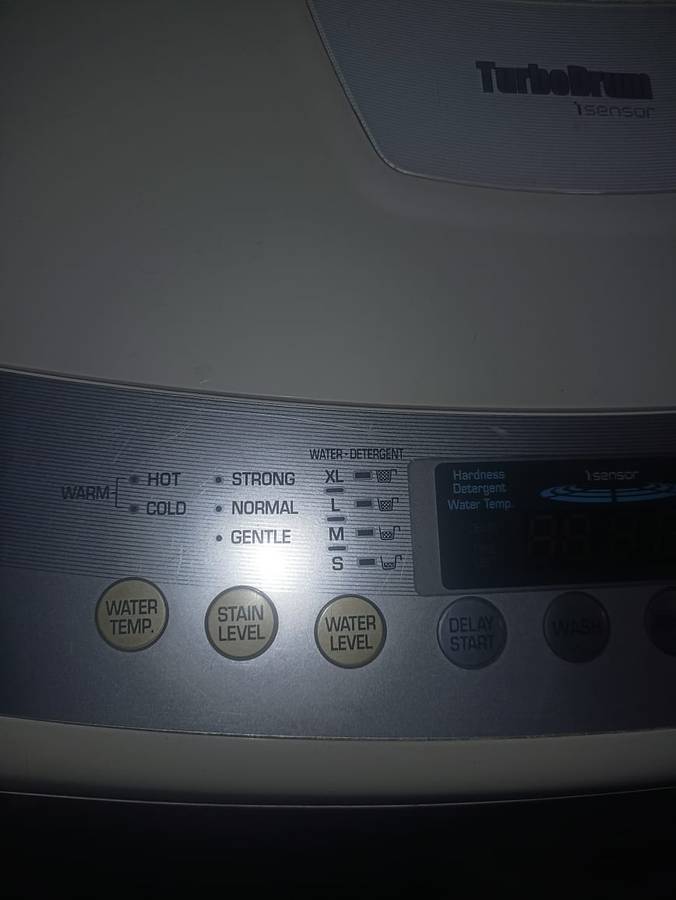 13 kilogram Lg top loader washing machine