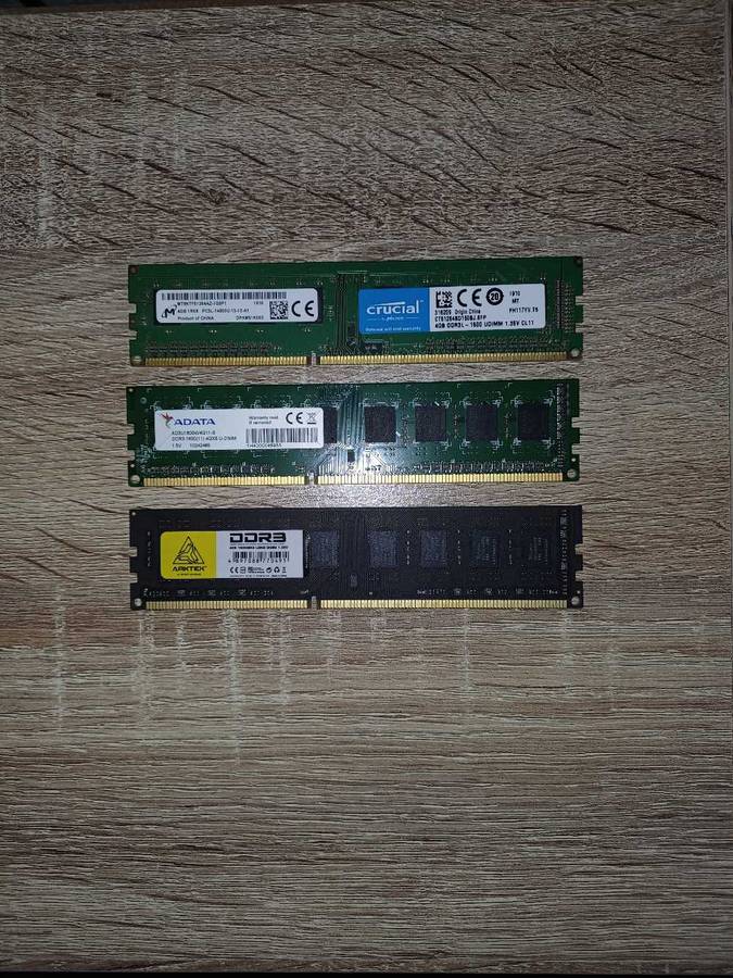 3X 4GB DDR3 DESKTOP RAM