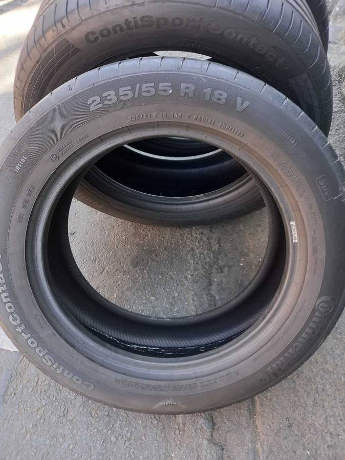 235/55/18 Continental ContiSportContact. 70% life
