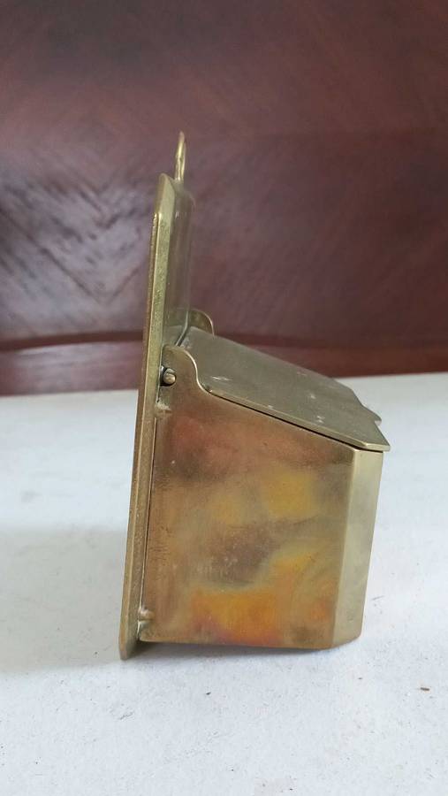 Vintage Brass salt box