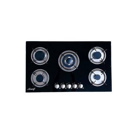 5 Burner Gas Hob 860mmx510mmx65mm