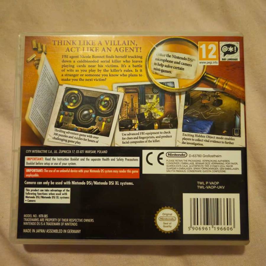 Nintendo DS Crime Lab