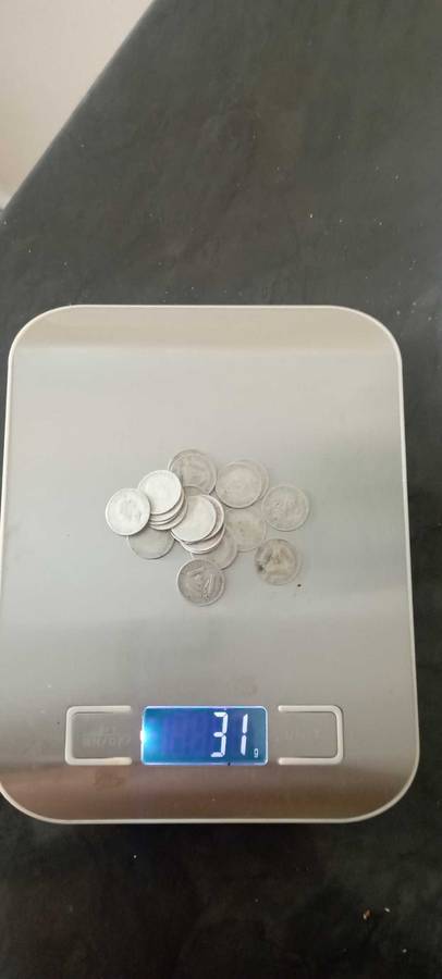 Silver coin lot