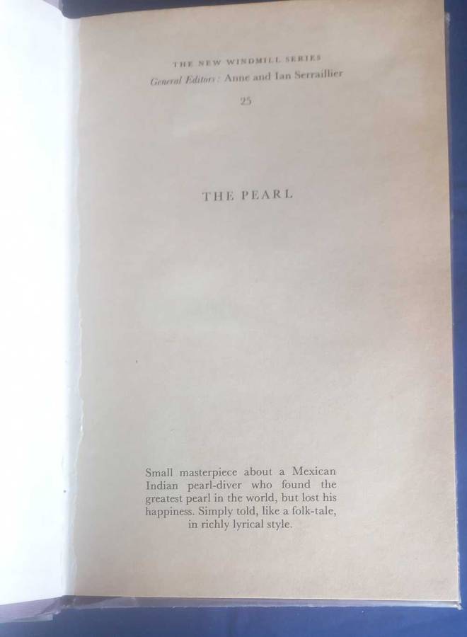 The Pearl by John Steinbeck