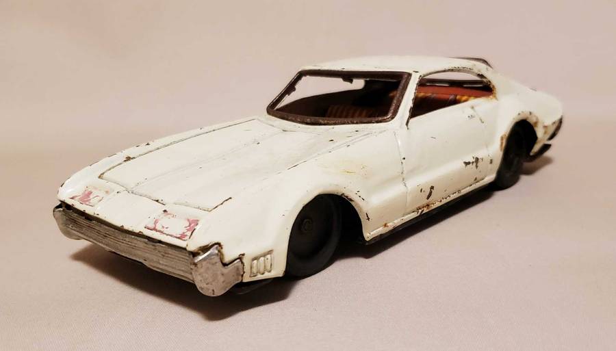 Vintage TIN PLATE Toy Car Ford Tornado