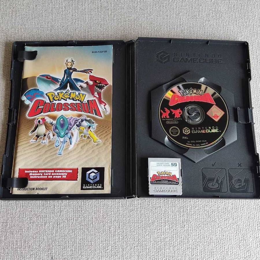 Pokémon Colosseum Nintendo GameCube +Memory card PAL