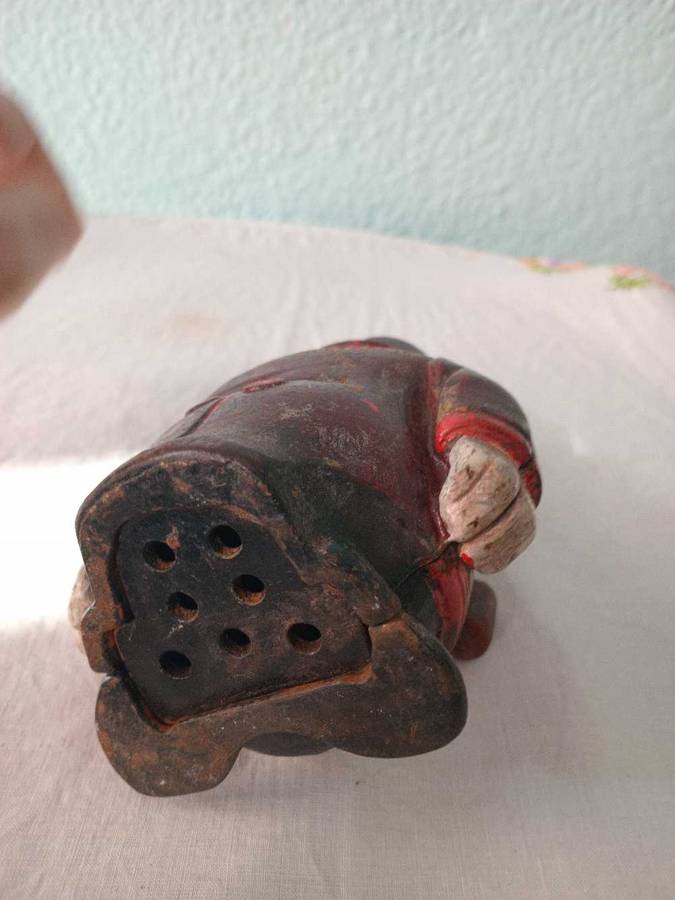 Paul Kruger cast iron Transvaal money box