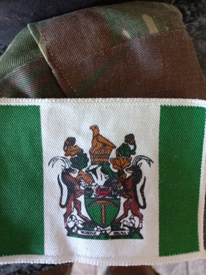 Rhodesian small flag patch for jacket/shirt