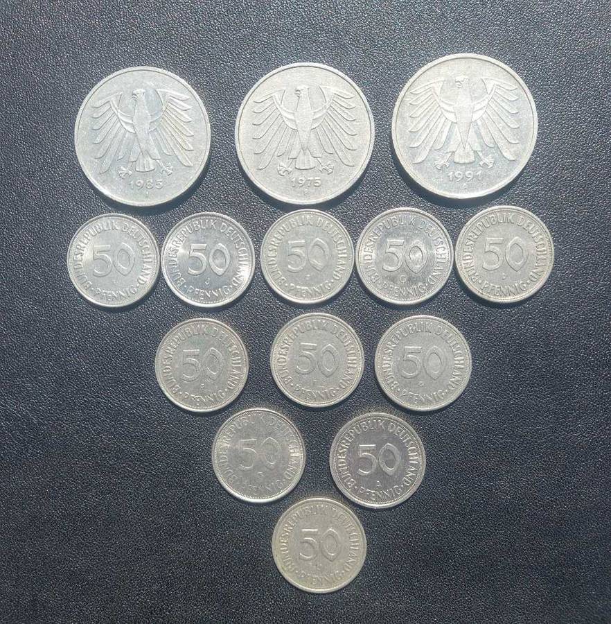 German 14 Coin Lot