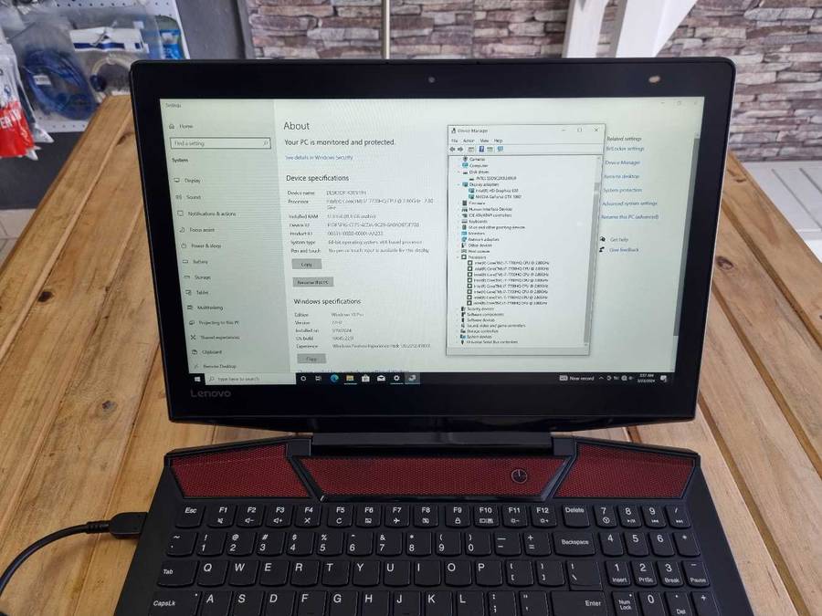 Lenovo Legion Y720 Core i7 - 7700HQ Gaming Laptop / 12GB DDR4 RAM/ 240GB SSD/ GTX 1060 6GB GPU/ FHD