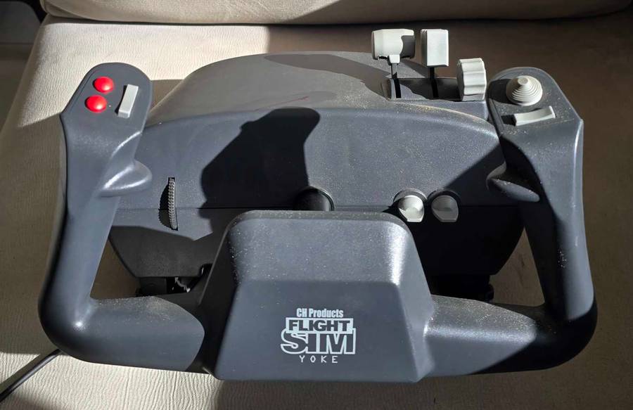 All in one flight Sim throttle and joystick