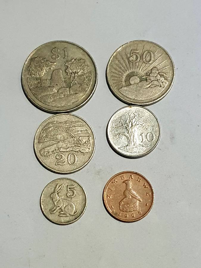 Zimbabwe lot of x35 coins