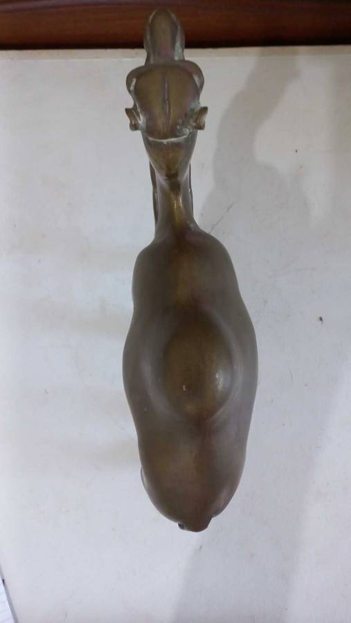 Vintage Large brass Camel animal ornament home decor