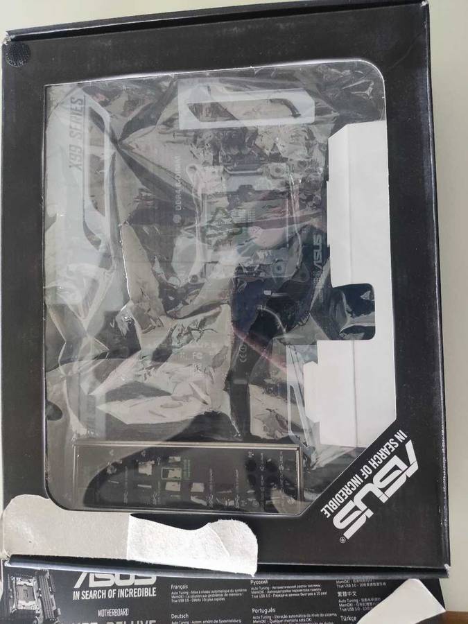 Asus X99 Deluxe Motherboard**Please read**Sold for parts or repair**