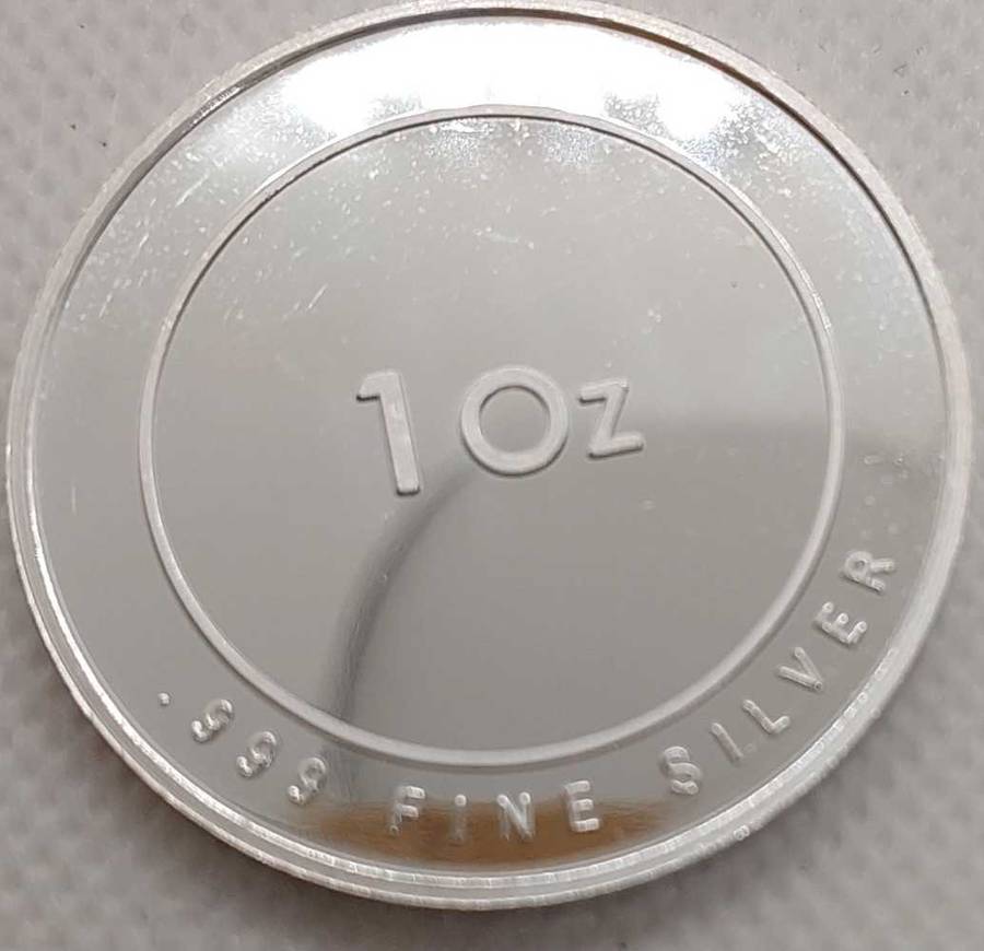 1oz .999Fine Silver coin