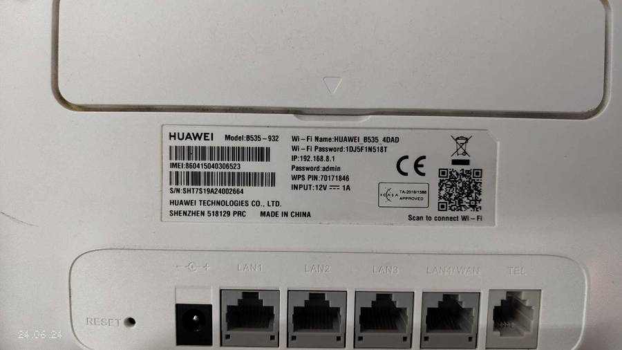 Huawei B535 LTE WiFi Router