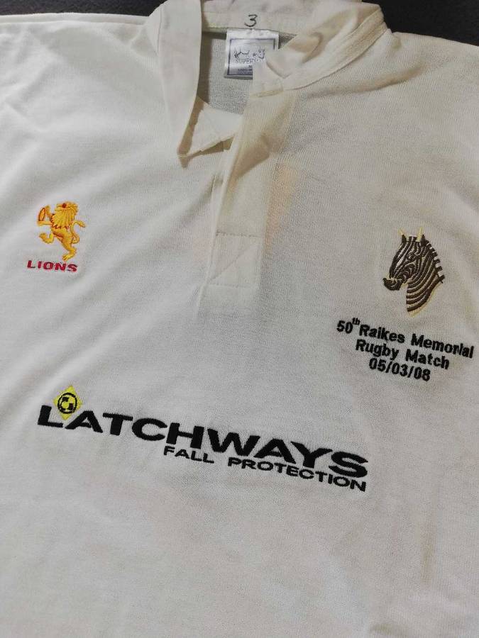 Kwaggas Alternative Jersey 2008 Marius Hurter no 3  Size 50