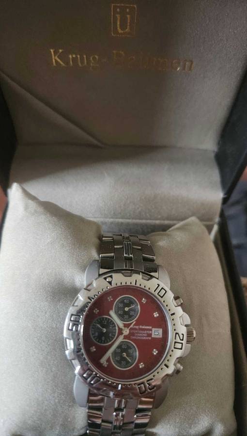Krug-baumen Sportsmaster Diamond Watch