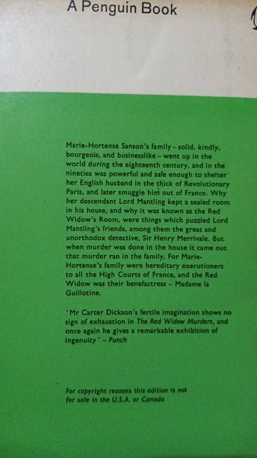 The Red Widow Murders