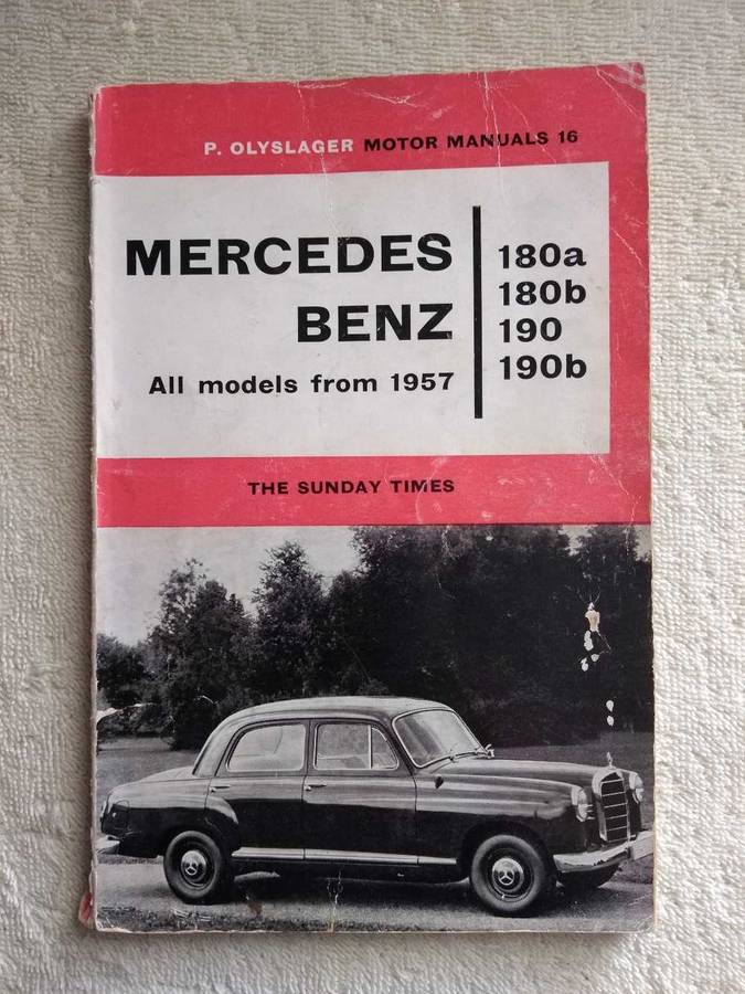 P. Olyslager Mercedes Benz all modles from 1957